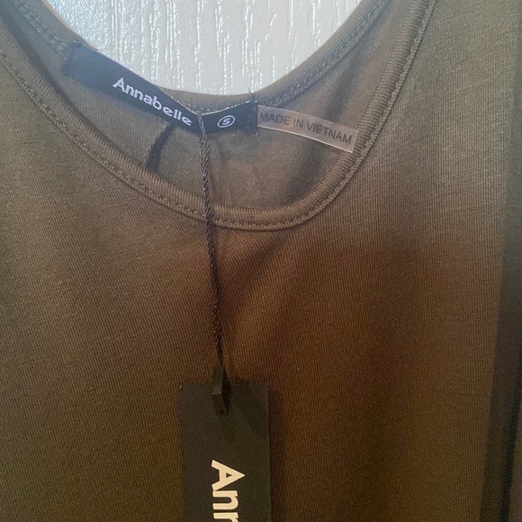 Annabelle size small dark hunter green  maxi dress NWT - Picture 2 of 5